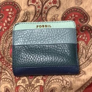 Fossil blue wallet